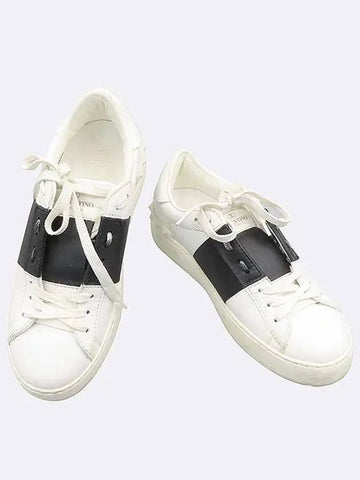 White Leather Hidden Women s Sneakers 35 - VALENTINO - BALAAN 1