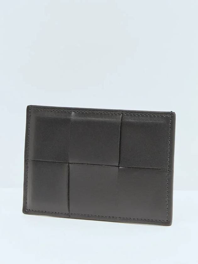 Intrecciato Cassette Card Wallet Black - BOTTEGA VENETA - BALAAN 4