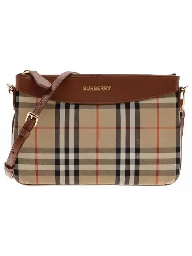 Check Two Way Cross Bag Brown - BURBERRY - BALAAN 2