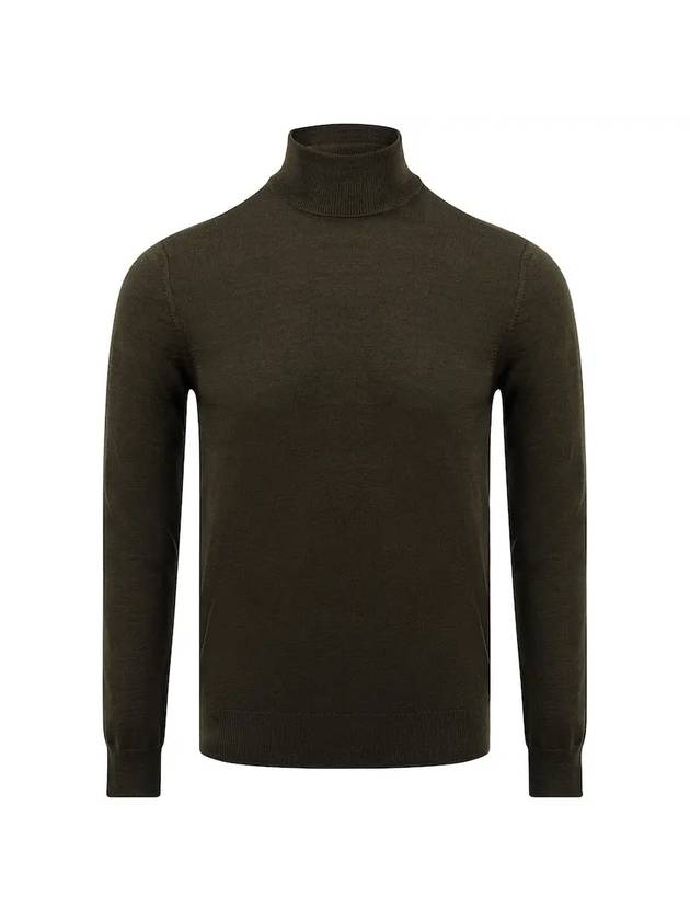 Lyd Merino Turtleneck Knit Top Green - J.LINDEBERG - BALAAN 1