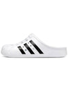 Adilette Clog Slippers White - ADIDAS - BALAAN 7