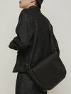 UTAH SF Leather Messenger Bag Black - NATIONAL PUBLICITY - BALAAN 6