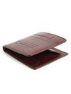 WA4103 V243 57 DEAN DAN Dark Wine Half Wallet - DSQUARED2 - BALAAN 3