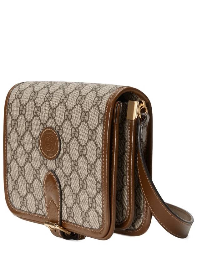 Interlocking G Mini Shoulder Bag Brown - GUCCI - BALAAN 3