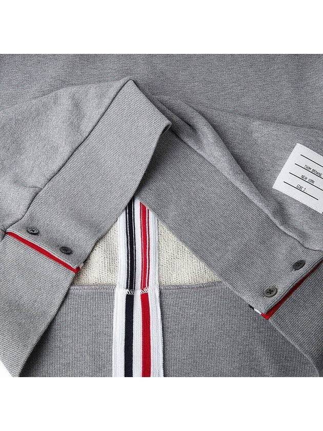 Center Back Stripe Crewneck Sweatshirt Light Grey - THOM BROWNE - BALAAN 11