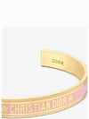 Cord Bangle Bracelet Gold Pink - DIOR - BALAAN 2