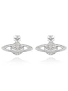 Mini Bas Relief Earrings Silver - VIVIENNE WESTWOOD - BALAAN 5