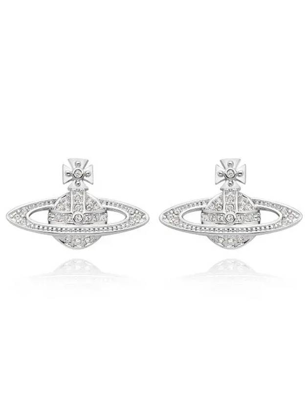 Mini Bas Relief Earrings Silver - VIVIENNE WESTWOOD - BALAAN 6