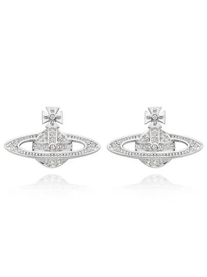 Mini Bas Relief Earrings Silver - VIVIENNE WESTWOOD - BALAAN 2