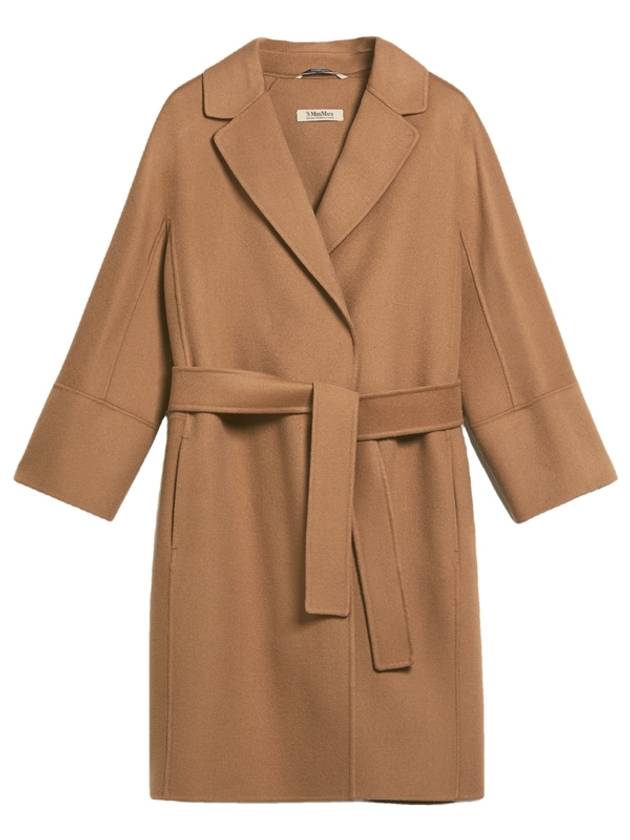 Max Mara Arona Virgin Wool Coat Camel 90160439 045 - S MAX MARA - BALAAN 2