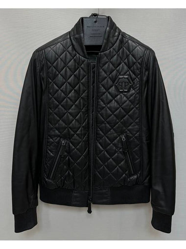 Big Swarovski quilted leather jacket 95 - PHILIPP PLEIN - BALAAN 1