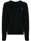 Bold Fox Head Patch Comfort Sweatshirt Black - MAISON KITSUNE - BALAAN 1