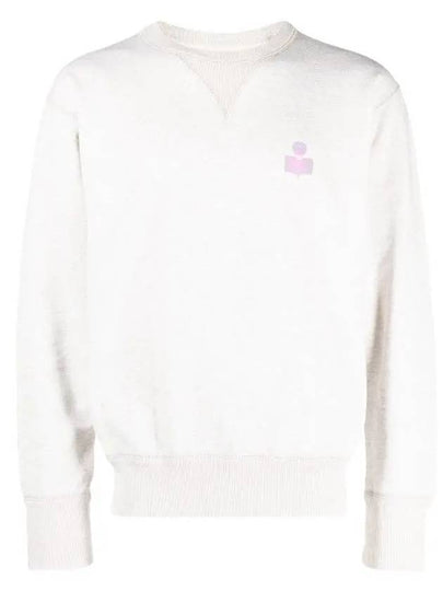 Mike Cotton Logo Sweatshirt Ecru - ISABEL MARANT - BALAAN 2