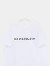 ARCHETYPE oversized t-shirt BM716N3YAC 100 B0011010322 - GIVENCHY - BALAAN 3