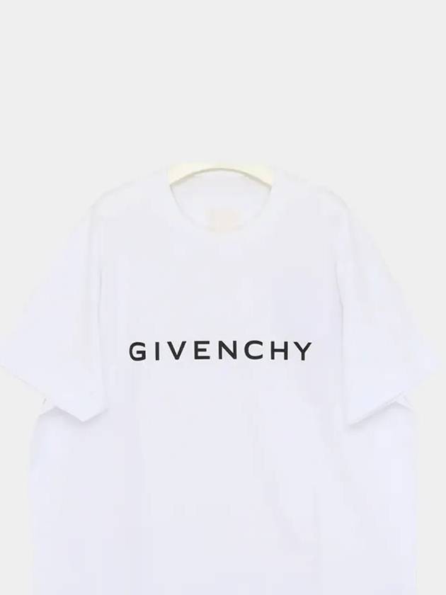 ARCHETYPE oversized t-shirt BM716N3YAC 100 B0011010322 - GIVENCHY - BALAAN 3