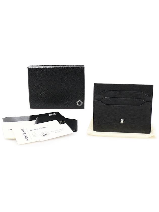 MB129253 Black Leather Meisterst ck 6CC Pocket Card Wallet - MONTBLANC - BALAAN 2