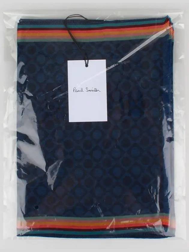 Diamond Stripe Muffler Blue - PAUL SMITH - BALAAN.