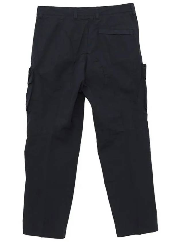 Stretch Cotton Tela Paracadute Cargo Pants Navy - STONE ISLAND - BALAAN 4