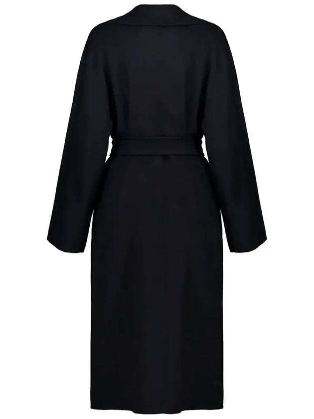 Women's Cles Wool Cashmere Single Coat Black - MAX MARA - BALAAN 4