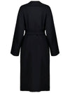 Women's Cles Virgin Wool Single Coat Black - MAX MARA - BALAAN 4