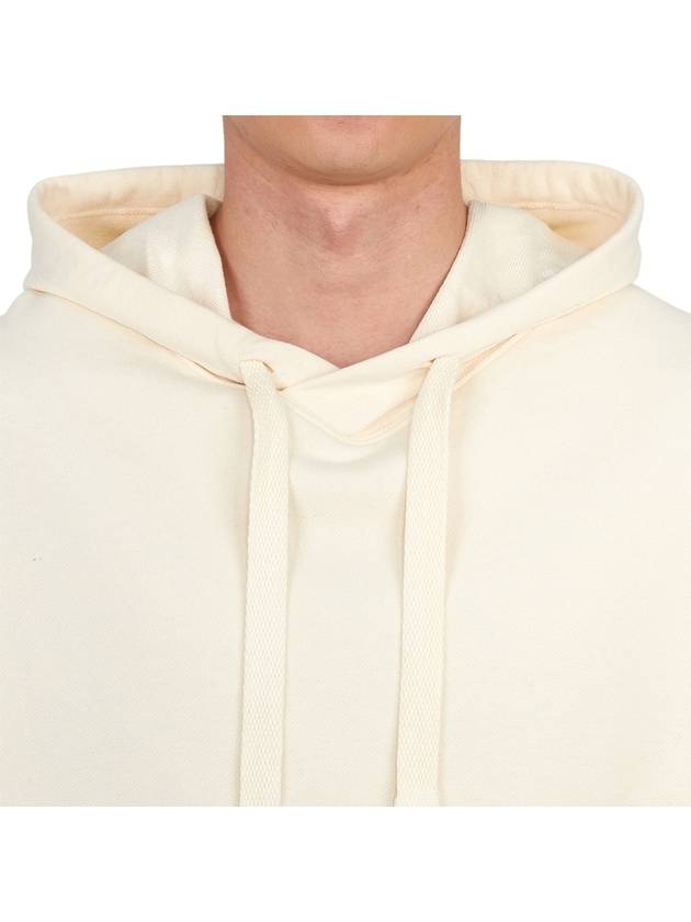 Drop Shoulder Cotton Hoodie Ivory - LEMAIRE - BALAAN 6