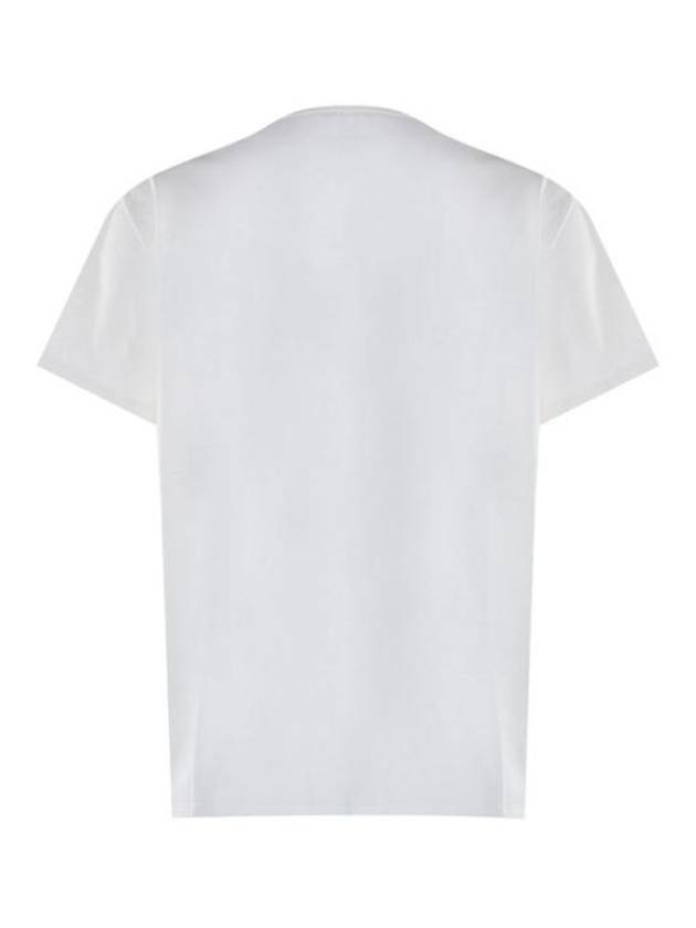 Logo Short Sleeve T-Shirt White - ALEXANDER MCQUEEN - BALAAN 3