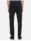 Men's Wappen Patch Slim Cargo Straight Pants Navy - STONE ISLAND - BALAAN 3