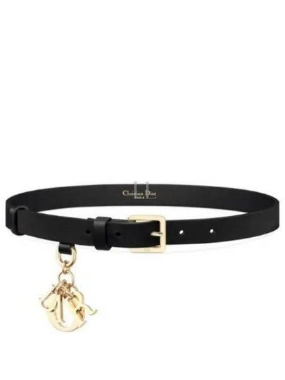 20MM Smooth Calfskin Belt Black - DIOR - BALAAN 2