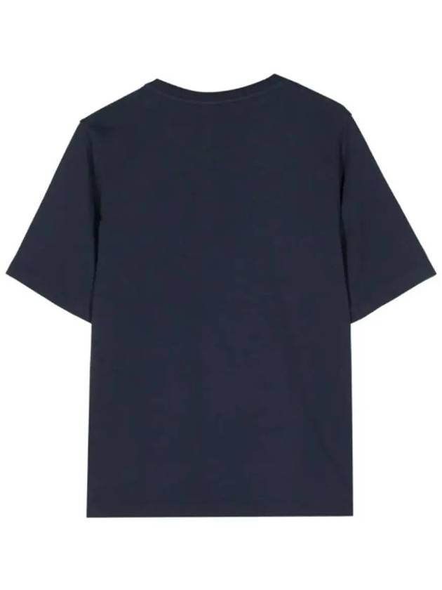 Racing Fox Comfort Short Sleeve T-Shirt Ink Blue - MAISON KITSUNE - BALAAN 3