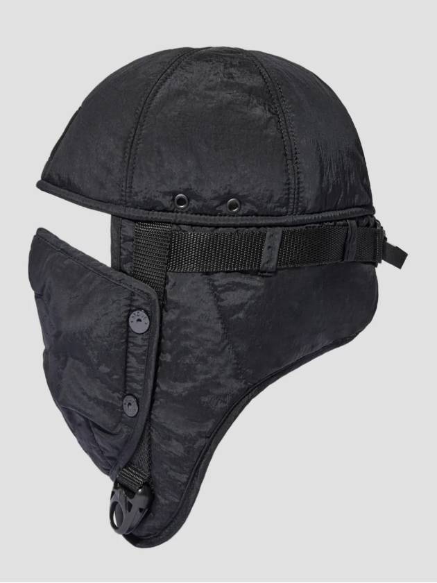 Logo Patch Balaclava Black - STONE ISLAND - BALAAN 3