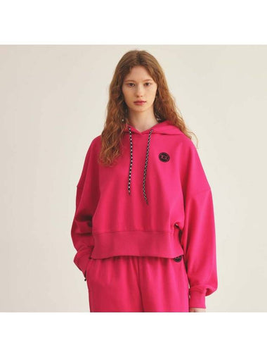 Crop Hoodie Pink - THE GREEN LAB - BALAAN 1