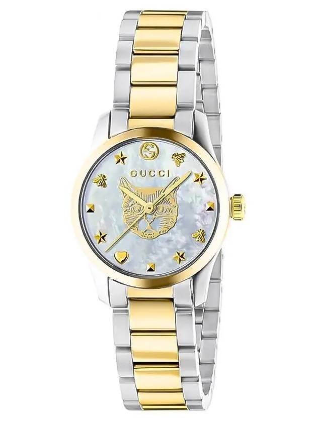 Women's G Timeless Cat Metal Watch - GUCCI - BALAAN 3