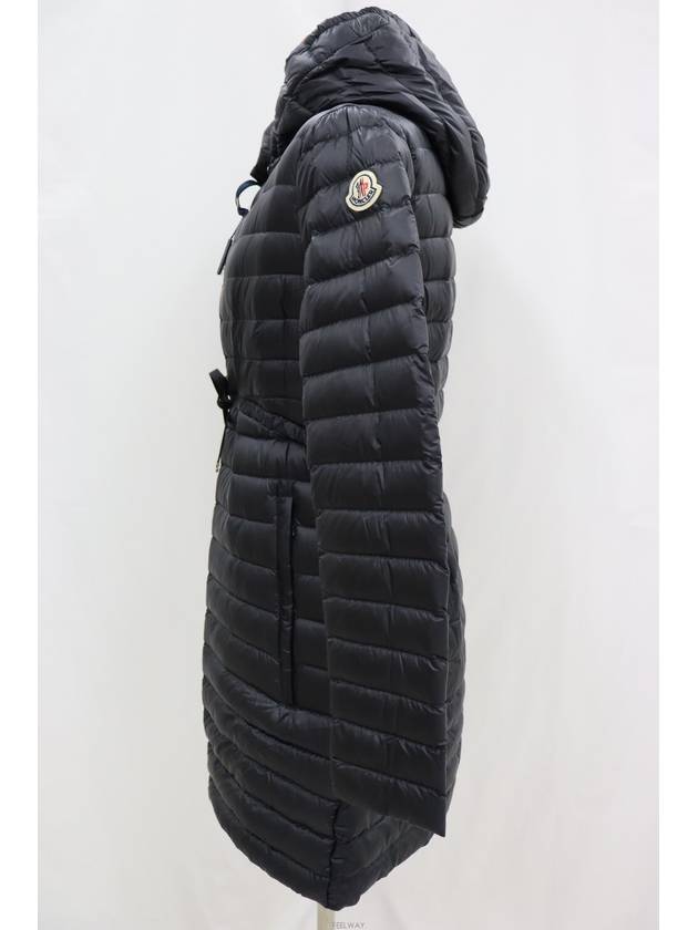 Women's Barbel Long Down Padding Black - MONCLER - BALAAN 7