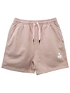 MIRANA Logo Banding Short Pants Pearlose Ecru SH0060FA A1M07E PREU - ISABEL MARANT ETOILE - BALAAN 2