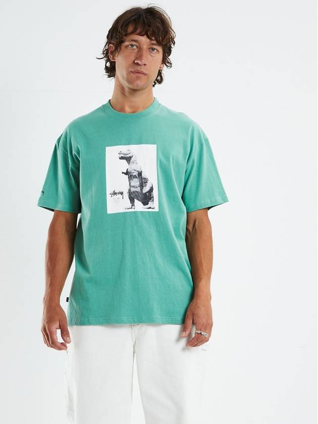 Big Mitty Short Sleeve T-Shirt Tee Green - STUSSY - BALAAN 2