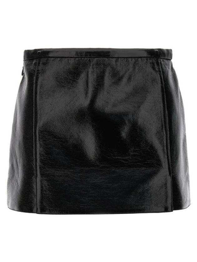 Short Skirt 423CJU126VY00149999 Black - COURREGES - BALAAN 1