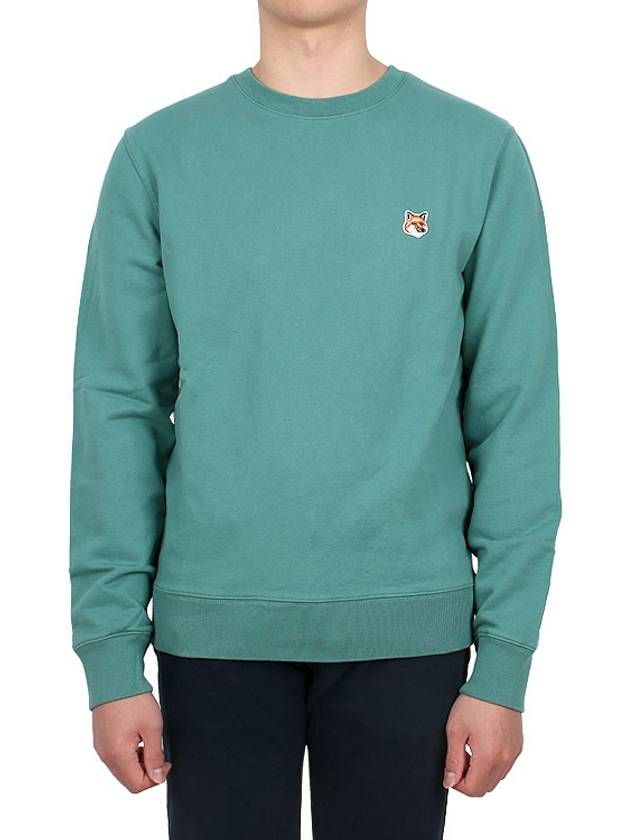 Fox Head Patch Regular Sweatshirt Teal Green - MAISON KITSUNE - BALAAN 2