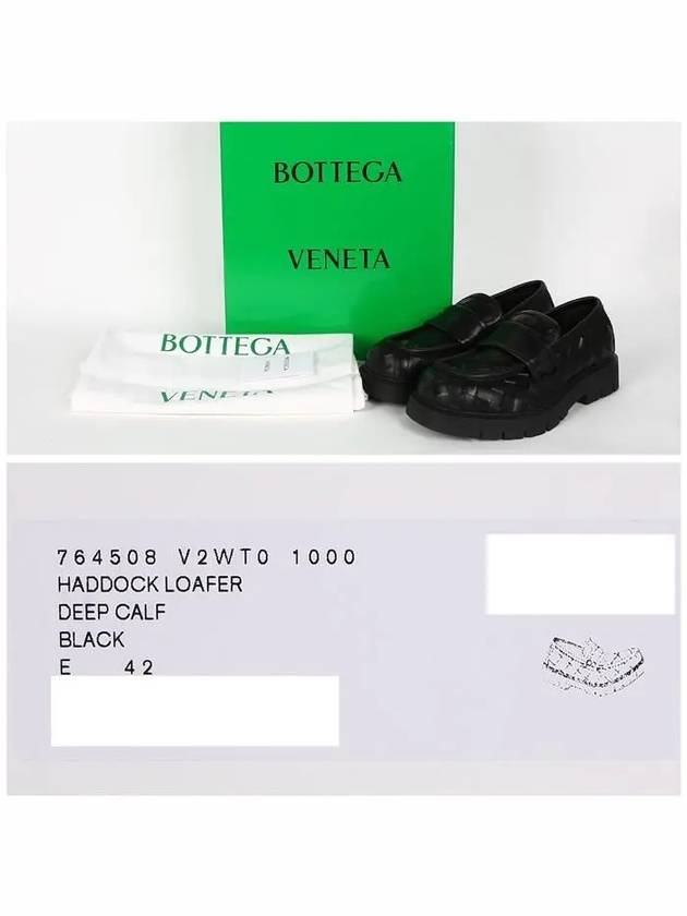 Haddock Loafers Black - BOTTEGA VENETA - BALAAN 8