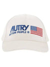 Capello Iconic Logo Ball Cap White - AUTRY - BALAAN 2