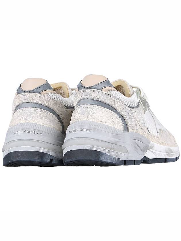 Mesh and Suede Leather Dad-Star Sneakers White Beige - GOLDEN GOOSE - BALAAN 6