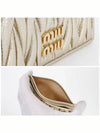 Materasse Nappa Leather Card Wallet Gold - MIU MIU - BALAAN 5