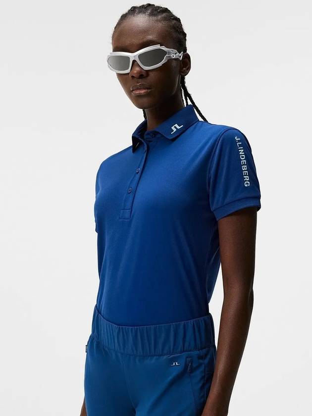 Golf wear women s collar short sleeve t shirt GWJT09006 O341 - J.LINDEBERG - BALAAN 3