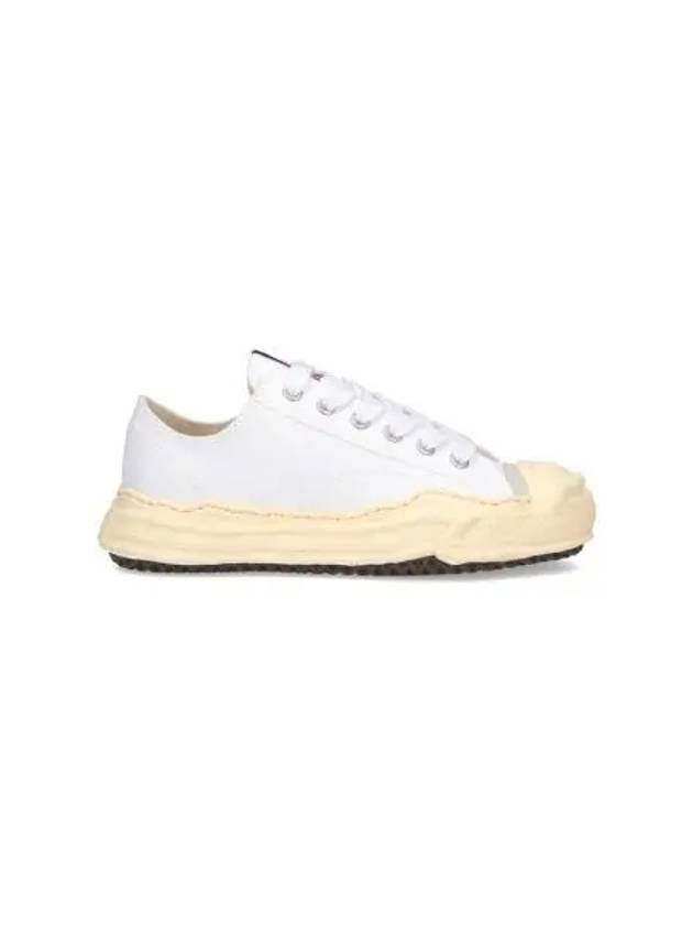 Hank Canvas Low Top Sneakers White - MIHARA YASUHIRO - BALAAN 2