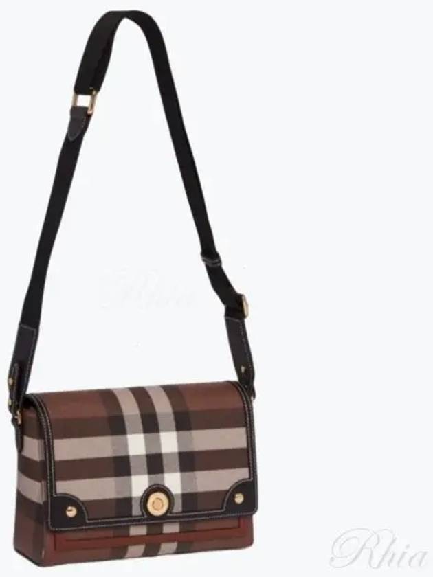 Note Shoulder Bag Dark Birch Brown - BURBERRY - BALAAN 2