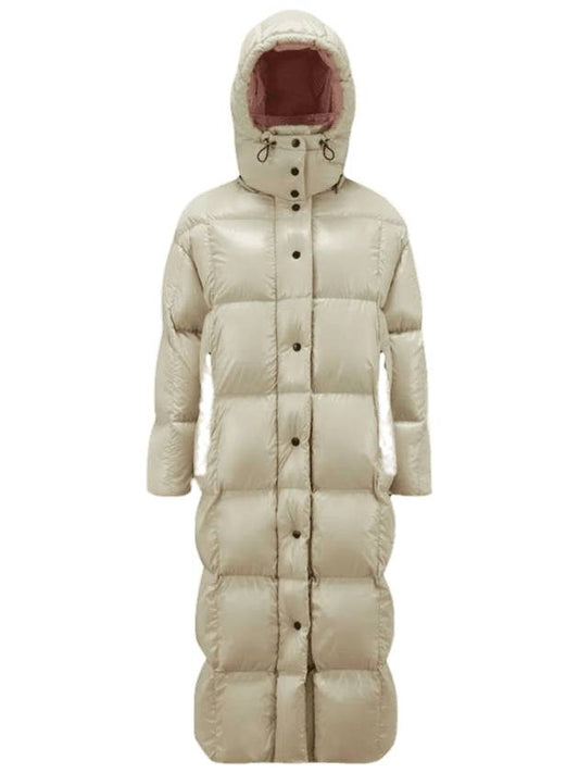 Women's Parnaiba Long Down Padding Beige - MONCLER - BALAAN 1