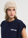 Charlotte Wool Knit Crochet Beanie Beige - SORRY TOO MUCH LOVE - BALAAN 4