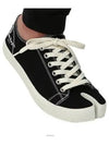 Tabi Canvas Low Top Sneakers Black - MAISON MARGIELA - BALAAN 2