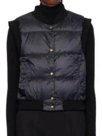 Asoft Water Repellent Padding Vest Black - MAX MARA - BALAAN 2