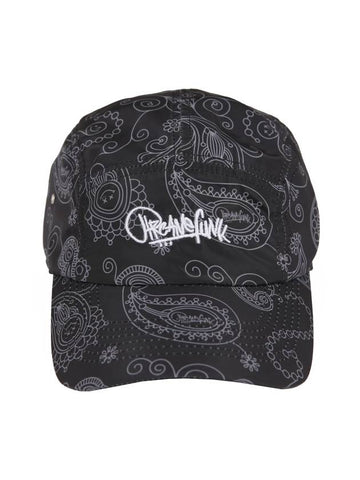 Paisley Logo Camp Ball Cap Black - ARCANE FUNK - BALAAN 1