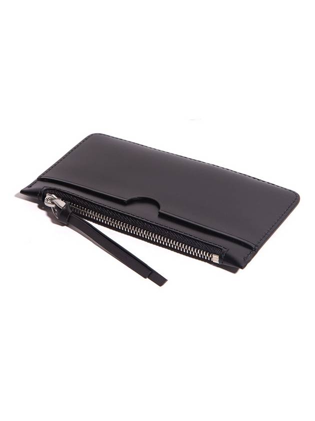 Lettering Logo Card Wallet Black - AMI - BALAAN 6